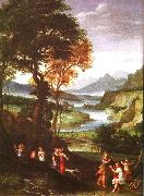 Landscape with Meleager and Atlanta Gian  Battista Viola